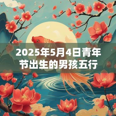 2025年5月4日青年节出生的男孩五行名字缺木火喜用字