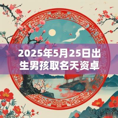 2025年5月25日出生男孩取名天资卓越的男宝宝名字