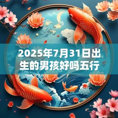 2025年7月31日出生的男孩好吗五行缺水火怎样取名字