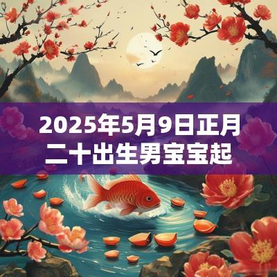 2025年5月9日正月二十出生男宝宝起名阳光帅气的名字