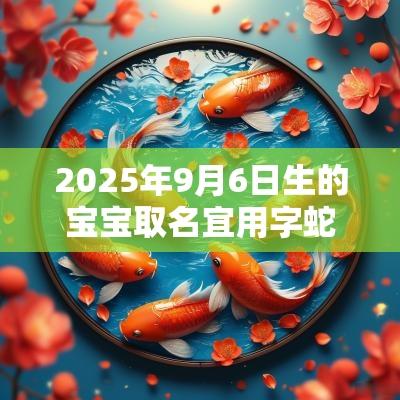 2025年9月6日生的宝宝取名宜用字蛇宝宝大气名字精选