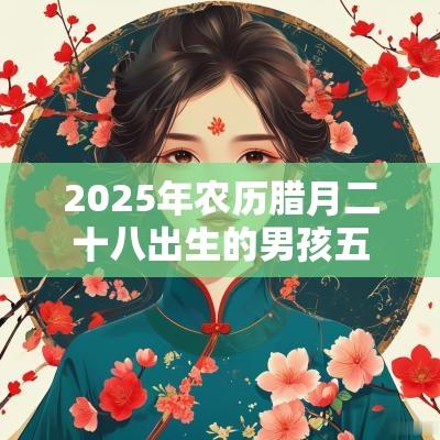 2025年农历腊月二十八出生的男孩五行缺木取名博学多才