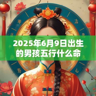 2025年6月9日出生的男孩五行什么命五行不缺周易取名