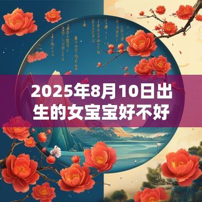 2025年8月10日出生的女宝宝好不好五行缺水八字取名