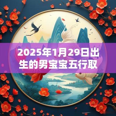 2025年1月29日出生的男宝宝五行取名打分最佳宜用字