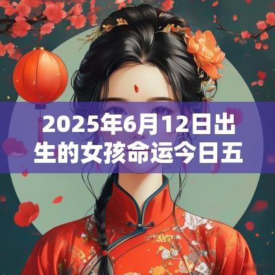 2025年6月12日出生的女孩命运今日五行缺水诗意取名