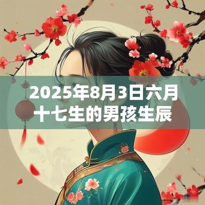 2025年8月3日六月十七生的男孩生辰八字缺金宝宝名字