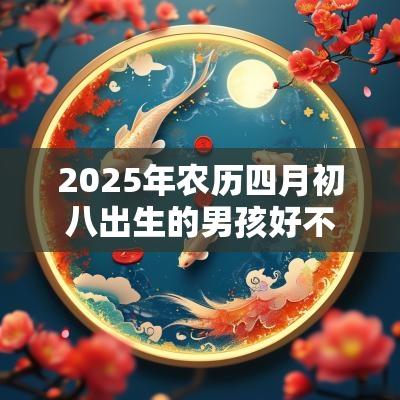 2025年农历四月初八出生的男孩好不好八字五行查询取名