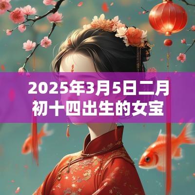2025年3月5日二月初十四出生的女宝宝起名好听的名字