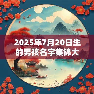 2025年7月20日生的男孩名字集锦大气有内涵的男孩名