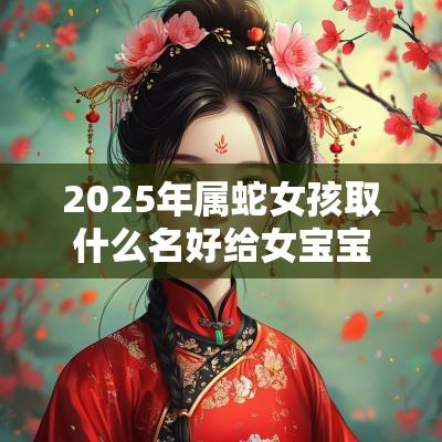2025年属蛇女孩取什么名好给女宝宝起一个简约的名字