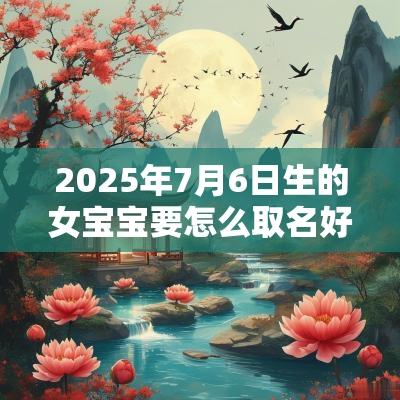 2025年7月6日生的女宝宝要怎么取名好听的名字锦集