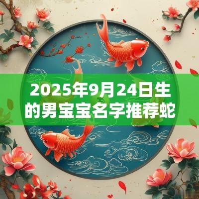 2025年9月24日生的男宝宝名字推荐蛇宝宝的取名方法