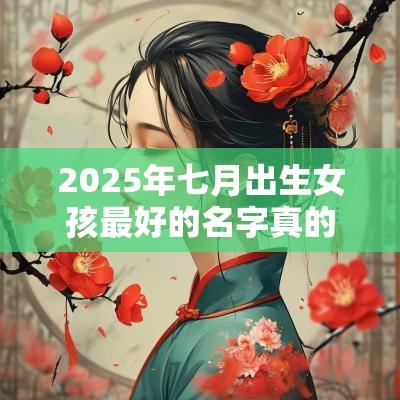 2025年七月出生女孩最好的名字真的是美到一字一音一意