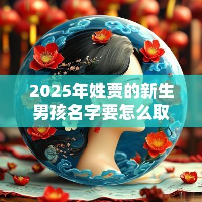 2025年姓贾的新生男孩名字要怎么取新颖好听的男孩名字