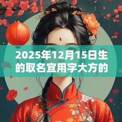 2025年12月15日生的取名宜用字大方的蛇年孩子名字