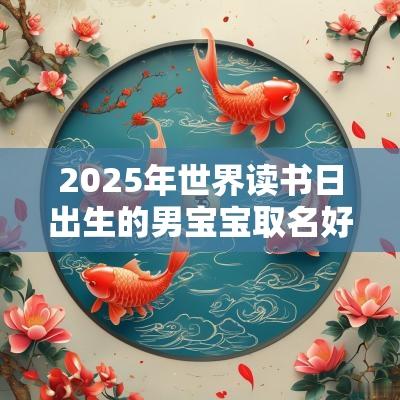 2025年世界读书日出生的男宝宝取名好听大方的男孩名字