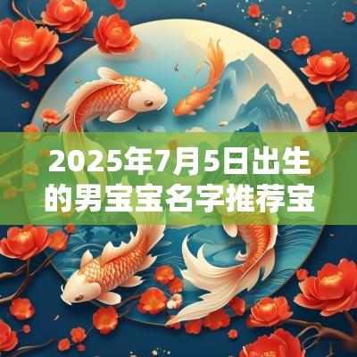 2025年7月5日出生的男宝宝名字推荐宝宝取名技巧分享