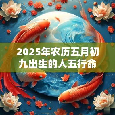 2025年农历五月初九出生的人五行命理属性如何取名旺运