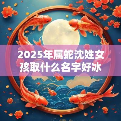 2025年属蛇沈姓女孩取什么名字好冰雪聪明的女宝宝起名