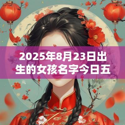 2025年8月23日出生的女孩名字今日五行不缺免费取名