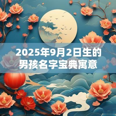 2025年9月2日生的男孩名字宝典寓意深刻的名字