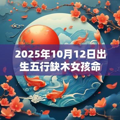 2025年10月12日出生五行缺木女孩命运与八字名字解析