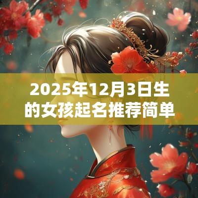 2025年12月3日生的女孩起名推荐简单的蛇年女孩名字