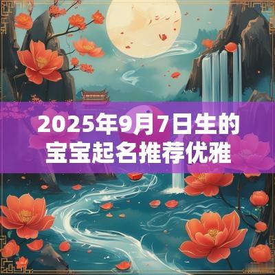 2025年9月7日生的宝宝起名推荐优雅有文采的宝宝名字