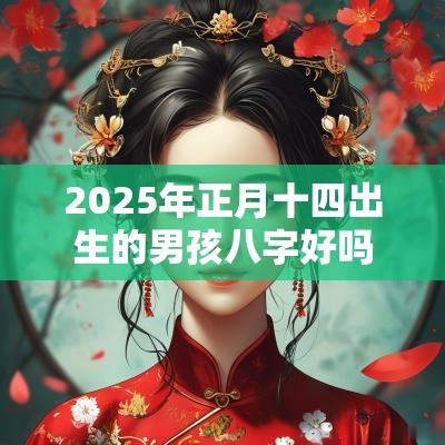 2025年正月十四出生的男孩八字好吗今日五行缺水火取名
