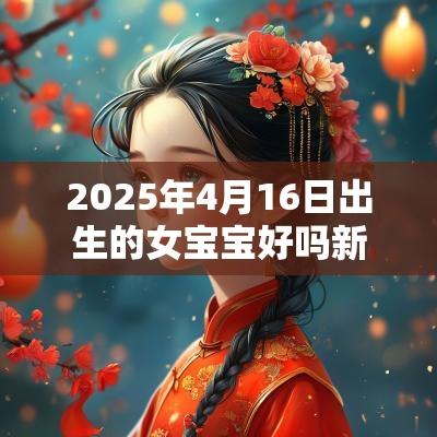2025年4月16日出生的女宝宝好吗新生儿五行不缺取名