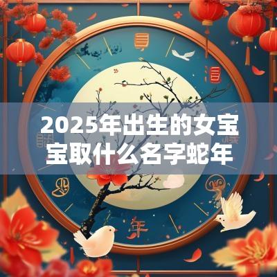 2025年出生的女宝宝取什么名字蛇年出生的女生取名宝典