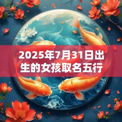 2025年7月31日出生的女孩取名五行缺水火温婉的名字