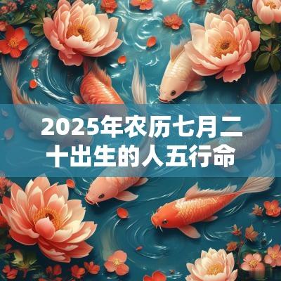 2025年农历七月二十出生的人五行命理属性如何取名旺运