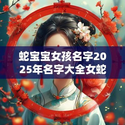 蛇宝宝女孩名字2025年名字大全女蛇宝宝取什么名字最好