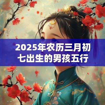 2025年农历三月初七出生的男孩五行缺什么今日八字取名