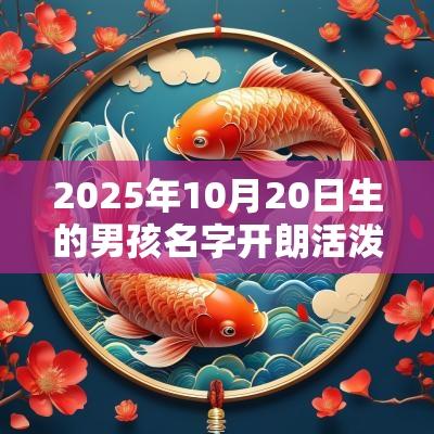 2025年10月20日生的男孩名字开朗活泼男孩起名参考