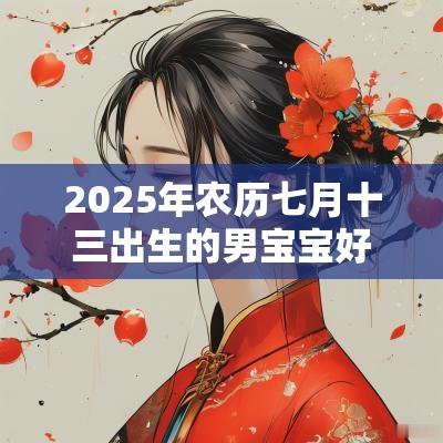 2025年农历七月十三出生的男宝宝好吗缺木免费取好名字