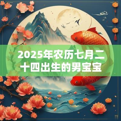 2025年农历七月二十四出生的男宝宝五行俱全高分的名字