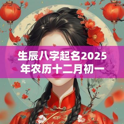 生辰八字起名2025年农历十二月初一出生的孩子命运如何