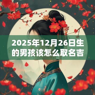 2025年12月26日生的男孩该怎么取名吉祥的男孩名字