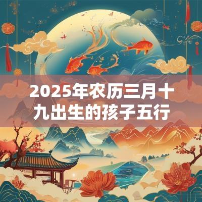 2025年农历三月十九出生的孩子五行取名打分最佳宜用字