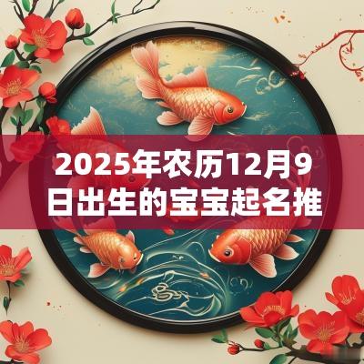 2025年农历12月9日出生的宝宝起名推荐有内涵的名字