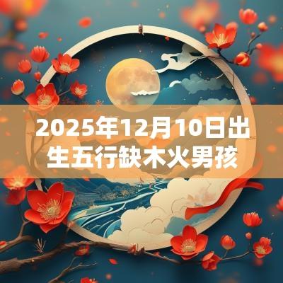 2025年12月10日出生五行缺木火男孩命运与八字取名字
