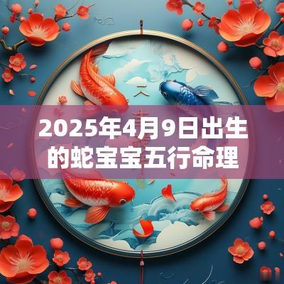 2025年4月9日出生的蛇宝宝五行命理属性名字如何旺运