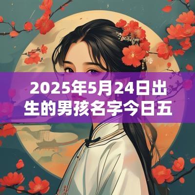 2025年5月24日出生的男孩名字今日五行缺木在线取名