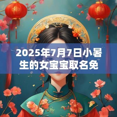2025年7月7日小暑生的女宝宝取名免费的属蛇女生起名