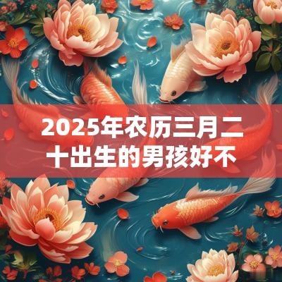 2025年农历三月二十出生的男孩好不好八字五行查询取名