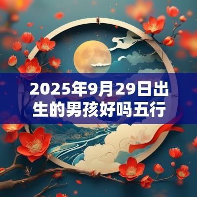 2025年9月29日出生的男孩好吗五行缺木水怎样取名字