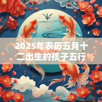 2025年农历五月十二出生的孩子五行属什么如何取名促运